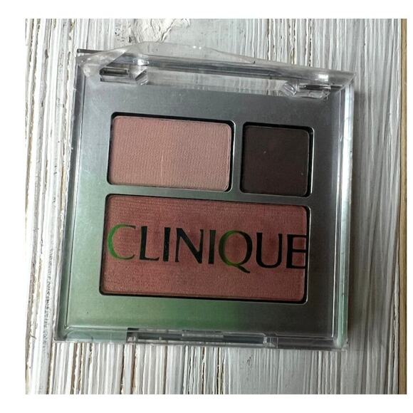 Clinique Colour Surge Eye Shadow Duo Pink Slate .03oz Pressed Powder Make Up - Picture 1 of 2